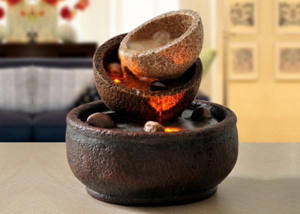 Three Cups Handicraft  Indoor Tabletop Fountains
