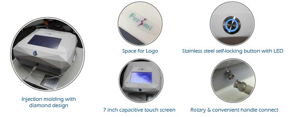 Newest tach for vascular veins removal machine with 30MHZ RF frequency and 150W input power