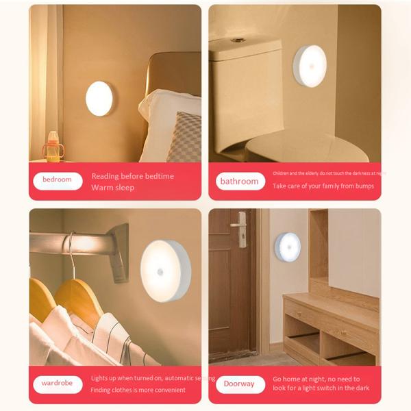50Hz Induction Night Light 400mAh Charging Night Light For Kid Bedroom Stairs