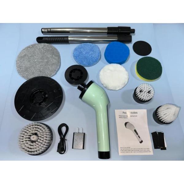 Electric Spin Scrubber Cordless Bath Tub Kitchen Cleaner Brush for Household Cleaning