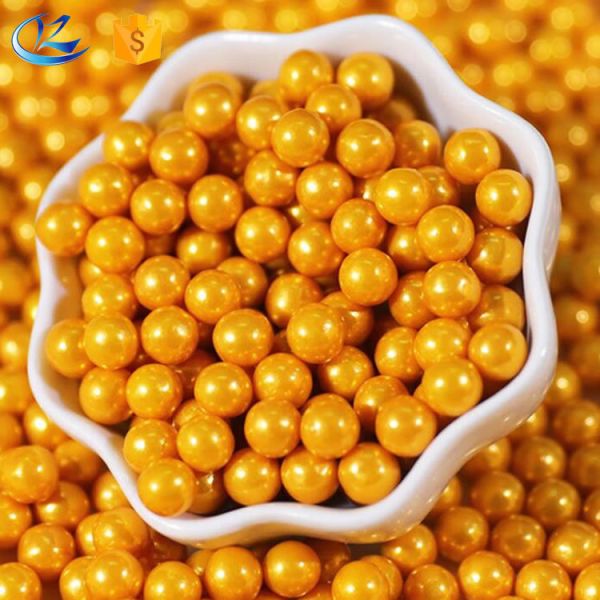Colorful Edible Sugar Pearls Pressed Candy for Cake, Cupcake & Ice Cream Decoration | Bulk Bag Packaging