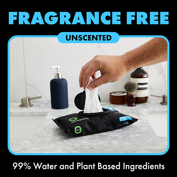 Extra Large Adult Toilet Wet Wipes With Vitamin E  Aloe Septic And Sewer Safe