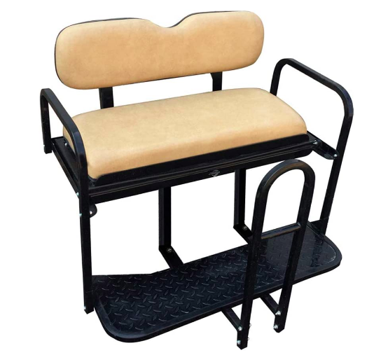 Golf Cart Rear Flip Seat Kit Flip Back Seat Material