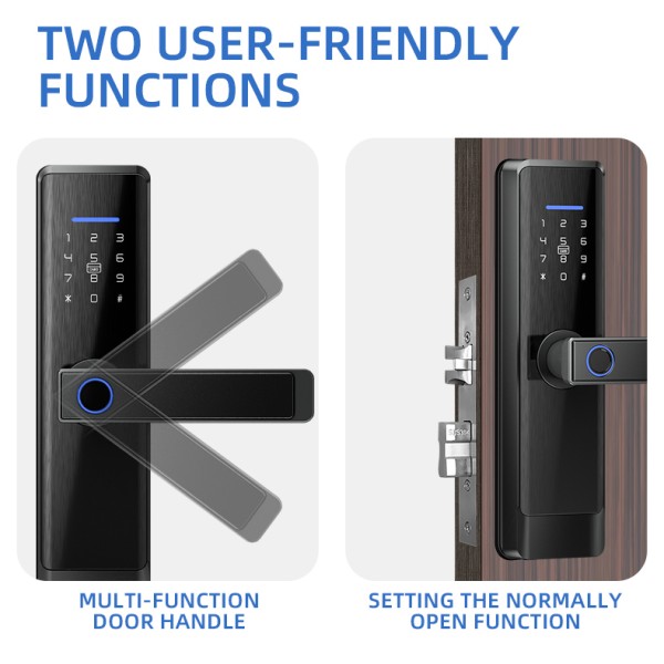 YAGU Fingerprint Password Security Door Lock Wholesale Factory Selling TTlock&TUYA Version Optional