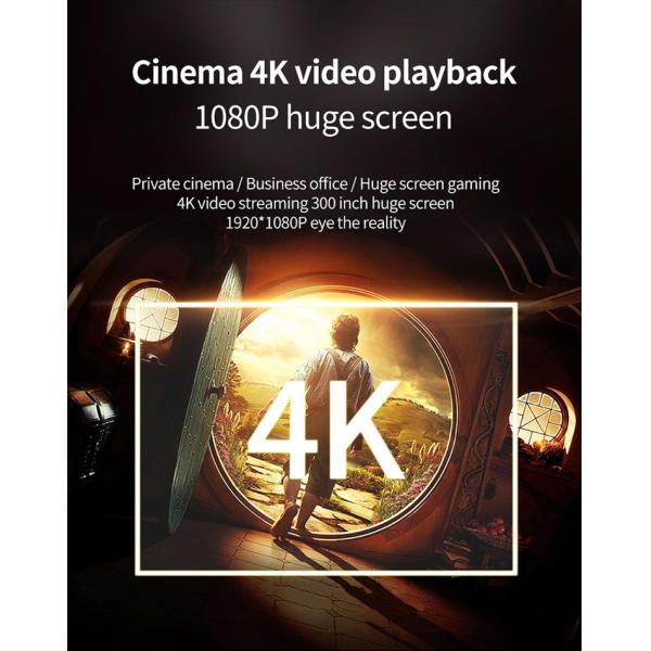 Portable Mini LED Video Home Theater Projectors Full HD 1080P Smart Movie Cinema Lcd Outdoor Projector 4k