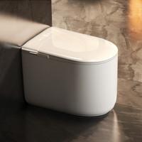 Toilette intelligente moderne à haut rendement avec réservoir d'eau intégré pour les espaces commerciaux et conception moderne dans les espaces commerciaux