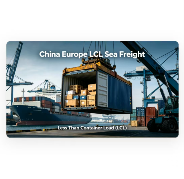 China To Europe LCL Sea Freight Service For Light Industrial Goods