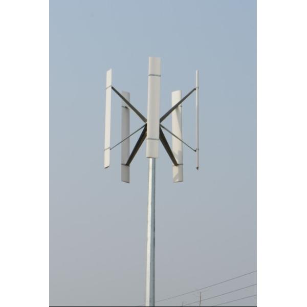 low noise vertical axis wind generator with low start-up wind speed vawt