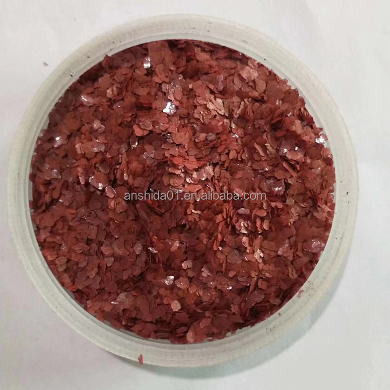 Muscovite Color Mica Flakes Eco-Friendly Flake Mica Epoxy customized