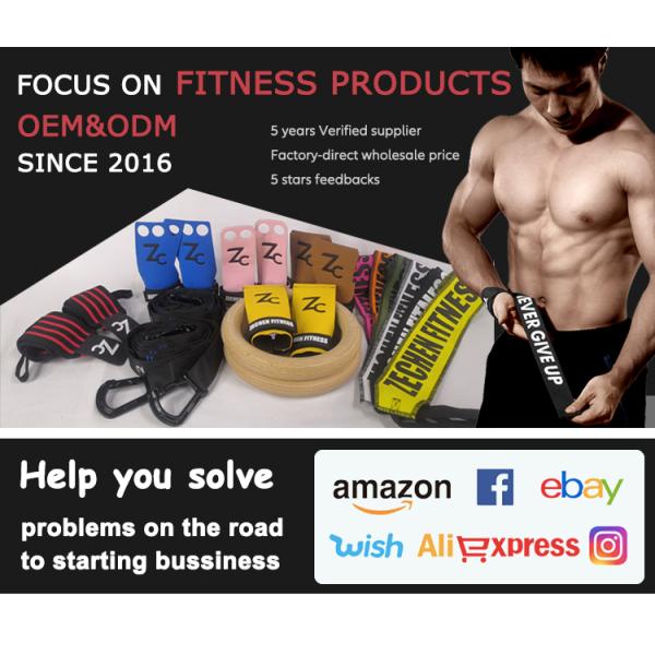 Leather Weightlifting Wrist Straps Wraps Heavy Duty Gym Work Out