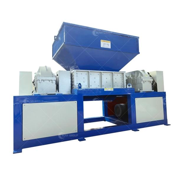 Blades personnalisables 15000W double arbre déchiqueteur de carton industriel pour le plastique dur