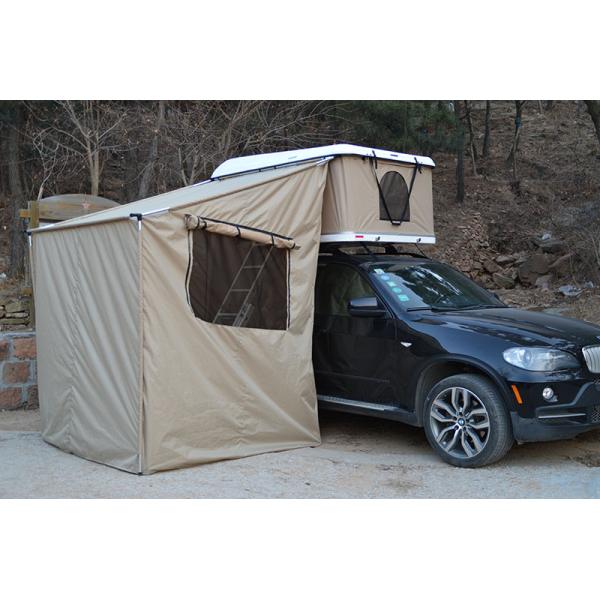 Four-season Hard Shell Roof Top Tent with Annex Easy to Set Up and Spacious Design