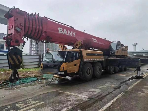 16t Maximum Lifting Weight Used 12 Year Sy 300 Tons Mobile Crane Large Lifting Machinery
