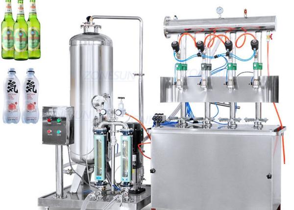 ISO CE Automatic Carbonated Drinks Filling Machine Juice Aluminum Can SUS304