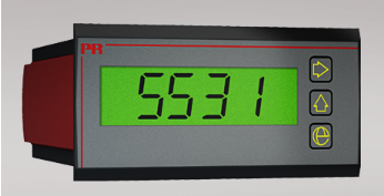 4 Digit 1/8 DIN LCD Indicator PR 5531A Loop Powered Digital Indicator