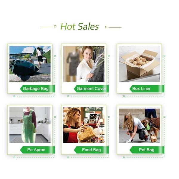 Eco Friendly Compostable D2W EPI Cassava Corn Starch 100%  Biodegradable Plastic Bag Wholesale