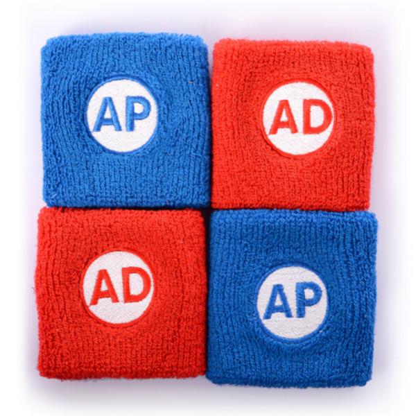 Simple Patterns Personalized Wrist Sweatbands For Football / Basketball