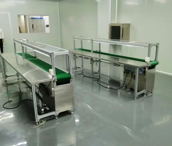 High Capacity Belt Assembly Line For Pharmaceutical Tablet Packaging