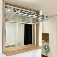 Janela de vidro dobrável para residência à medida Bifold impermeável AAMA