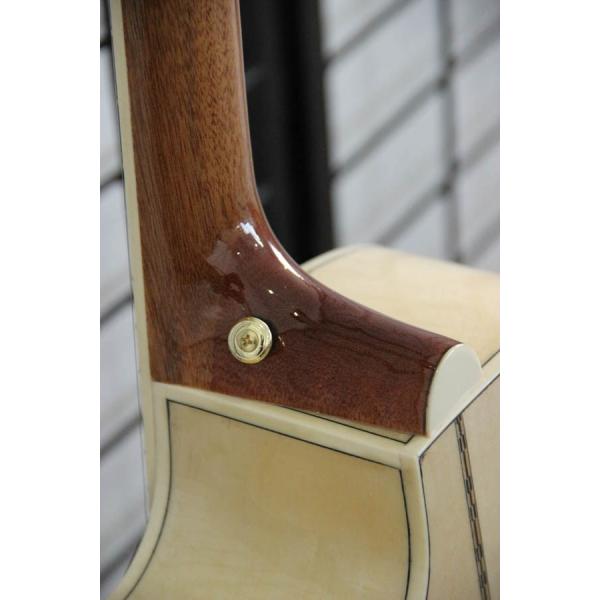 Free shipping China handmade J2002 nature cut away electric acoustic guitar