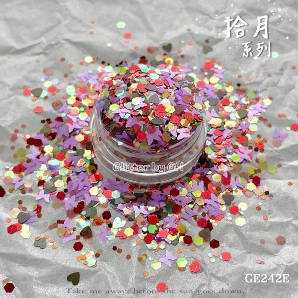 ODM Halloween Sequin Mix Chunky Hexagon Glitter Powder For Glass Tumbler