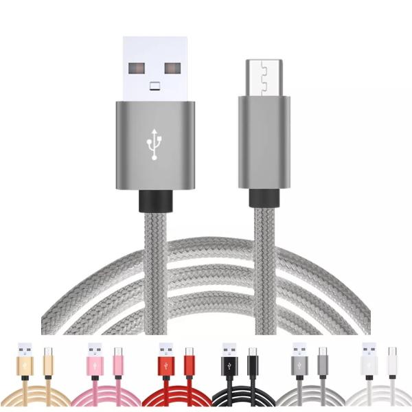3m 10ft Micro USB V8 Cable , Flexible Mobile Phone Charging Cable