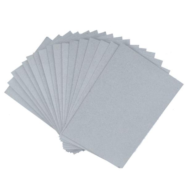 1mm/2mm/3mm China Wholesale Price Uncoated Grey Paperboard Cardboard Grey