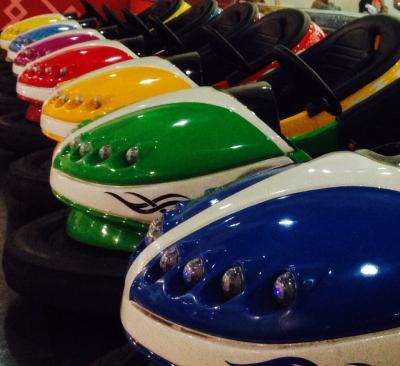 Beautiful Electric Kids Bumper Cars For Children Playground Steel Structure