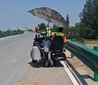 Mini Driving Thermoplastic Road Line Marking Truck Tricycle-Extrusion Marking