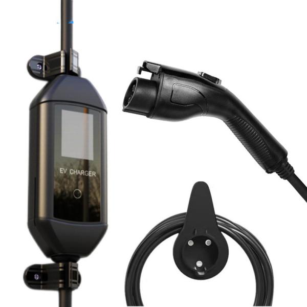 Carregador portátil esperto IP67 de New Energy Ev da resistência de desgaste do nível 2 de 230VAC Evse