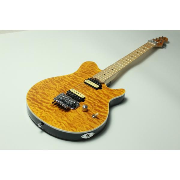 Ernie Ball Music man AXis eletric guitar AAAAA grade quilted maple top floyd rose bridge