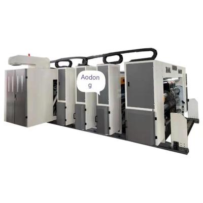 A máquina imprimindo Flexographic de alta velocidade, giratória morre cortador para corrugado
