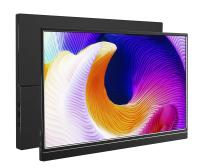O 1000:1 contrasta a polegada USB ultra fino da relação 16 pôs o monitor do tela táctil