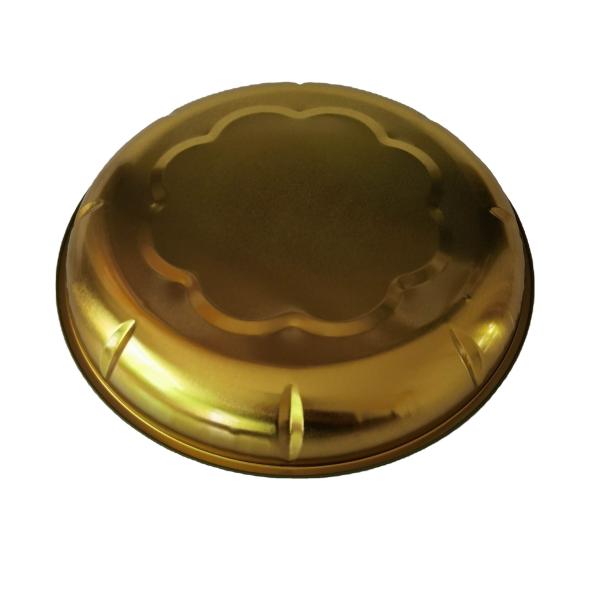 Винтажный круглый праздник дизайна рождества подноса сервировки олова представляет упаковку