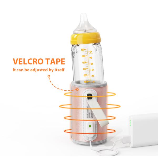 Thermostatic Travel Portable Baby Bottle Warmer USB Night Feeding For Car