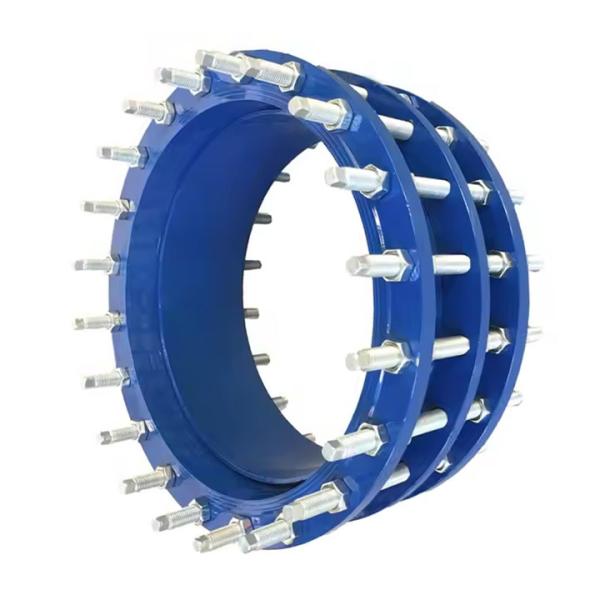 40 48 Inch PN16 Carbon Steel Material Dismantling Joint Double Flange Telescopic Tube Metal Expansion