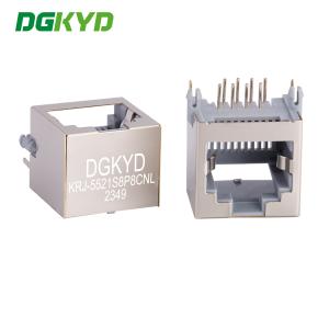 15 mm de altura Rj 45 Keystone Jack sem transformador KRJ-5521S8P8CNL