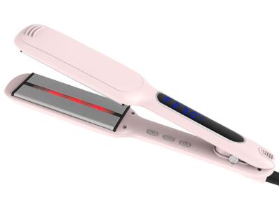 Straightener do cabelo da placa do titânio de 2 polegadas com controle de temperatura de Digitas