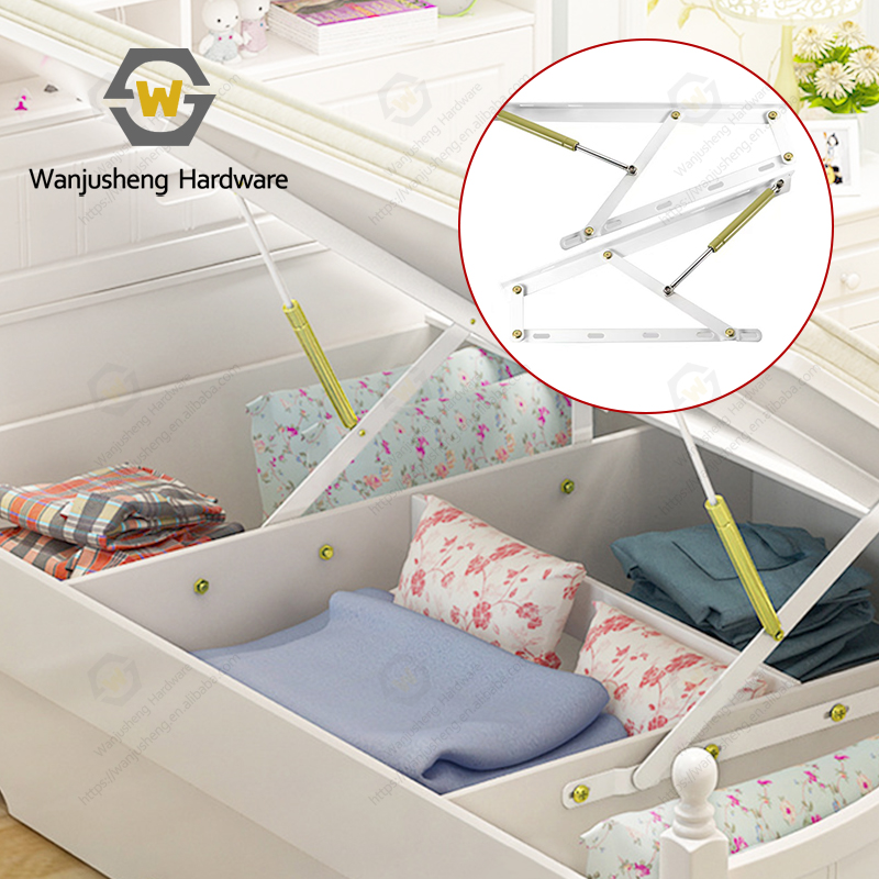 Hydraulic for Air Lift Bed Mechanism Furniture Hardware with Hinge Spring for Bed Lifting