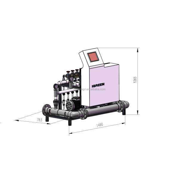 Complete Fertigation Dosing System Greenhouse Automated Fertigation System Automatic Fertigation Water System
