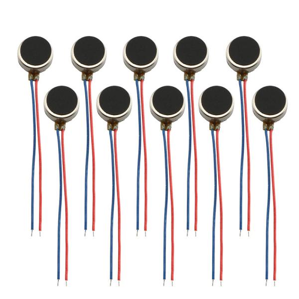 Faradyi Hot Sale Coin Type Vibration Motor 10mm*3.4mm  Flat Vibrating Mini Electric Dc Motor For Wearable Device