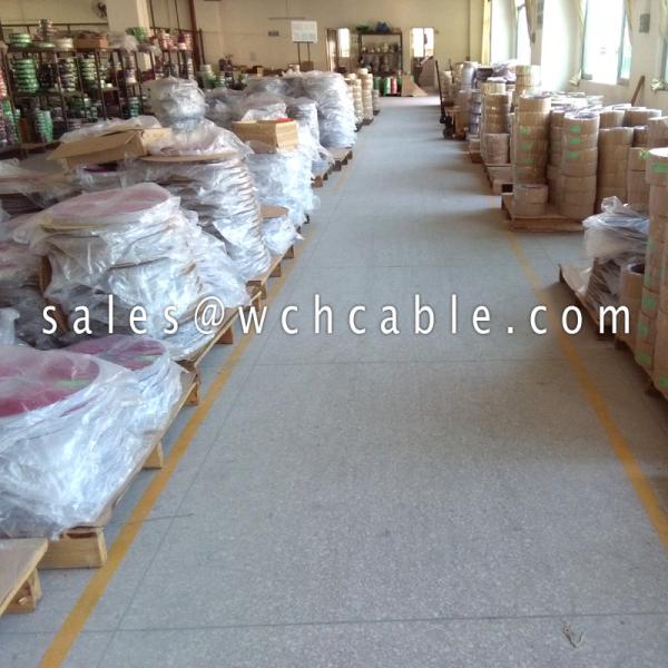 XLPE Flat Ribbon Cable UL21016 #28AWG 64Pins 0.90mm Pitch Tinned Stranded Copper Conductors