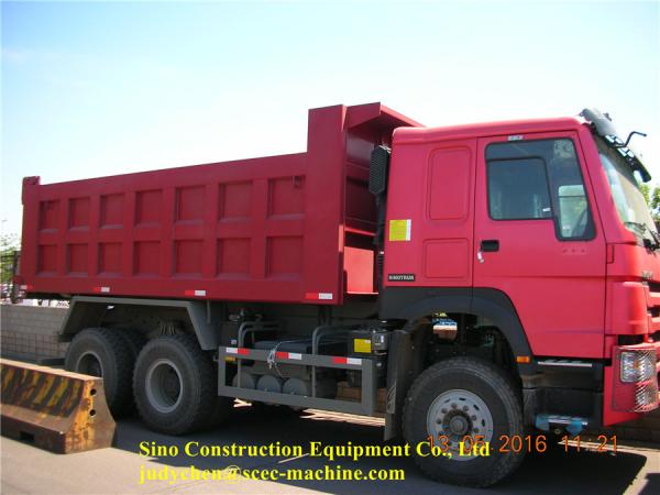 Motor de mineração 336hp do caminhão basculante WD615 da construção da roda de Tipper Trucks 10