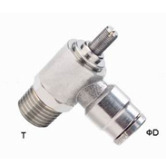 4mm - 16mm Brass One Touch Push-in Fitting Slot Type , Pneumatic Tube Fittings