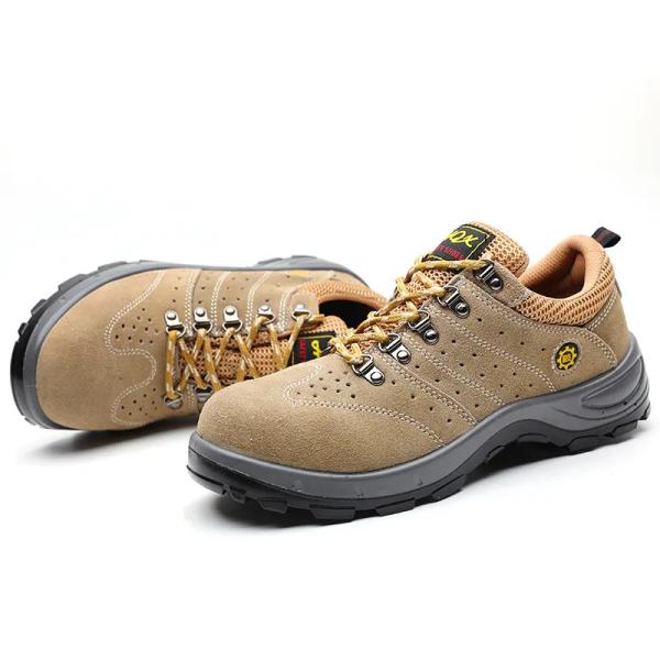 Zapatos de trabajo de cuero suede de PU Unisex Zapatos de seguridad para el otoño