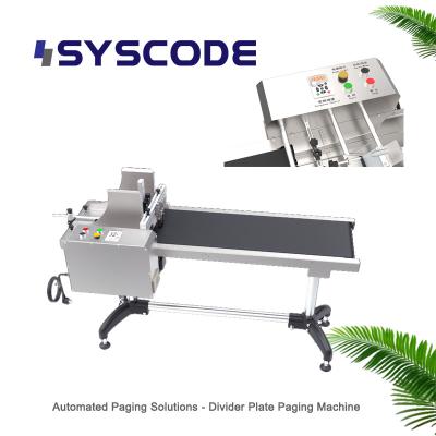 Divider Plate Paging Machine For Packaging And Printing Industries Automatic Paper Feeder