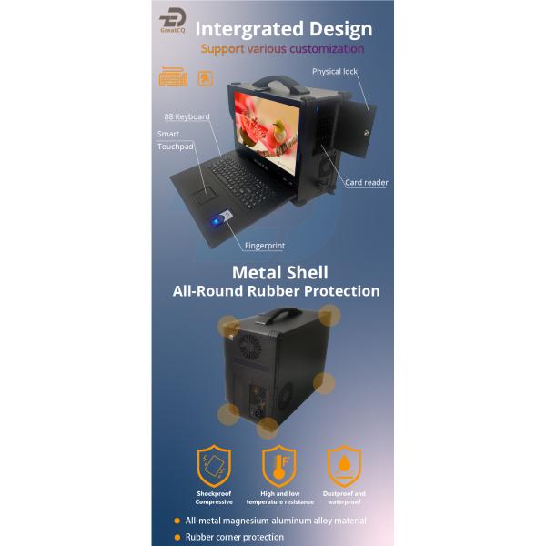 17.3 polegadas Produtos de computadores industriais portáteis Computadores pessoais IPC personalizados