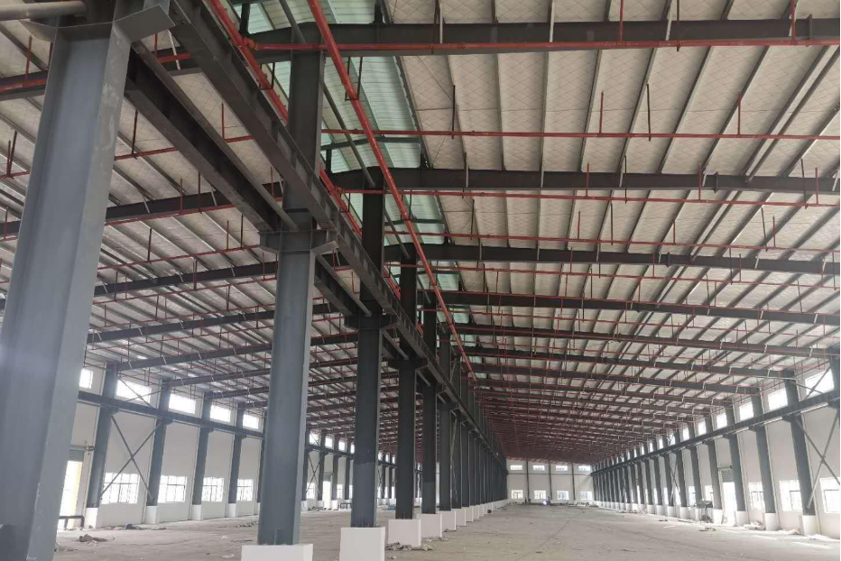 Multi Storey Steel Structure Industrial Warehouse , Prefabricated Steel Structure Factory