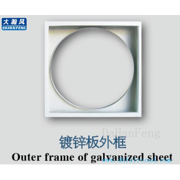 DHF Direct drive spray white exhaust fan/ blower fan/ ventilation fan