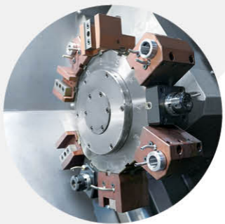 Centro de torneado horizontal HTC30Hm Torno CNC con torreta motorizada de 12 estaciones